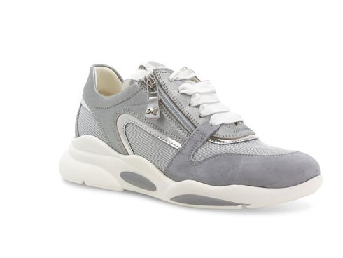 Melluso Donna Scarpe basse Tessuto R20311B-215554 Grigio